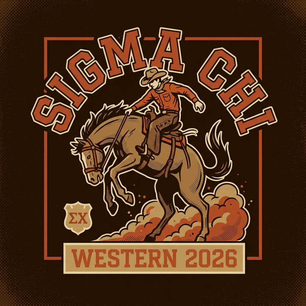 Sigma Chi Western T-Shirt