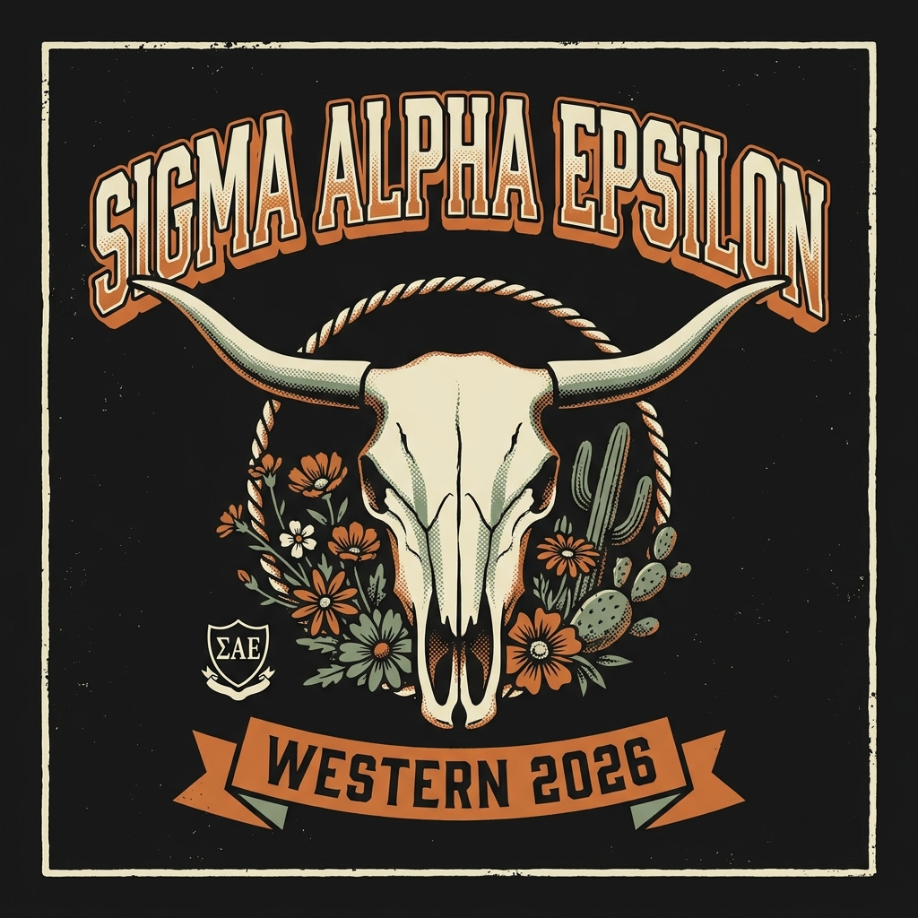 Sigma Alpha Epsilon Western T-Shirt