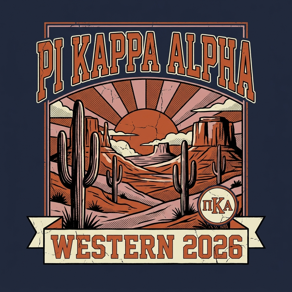 Pi Kappa Alpha Western T-Shirt