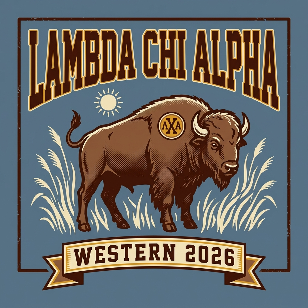 Lambda Chi Alpha Western T-Shirt