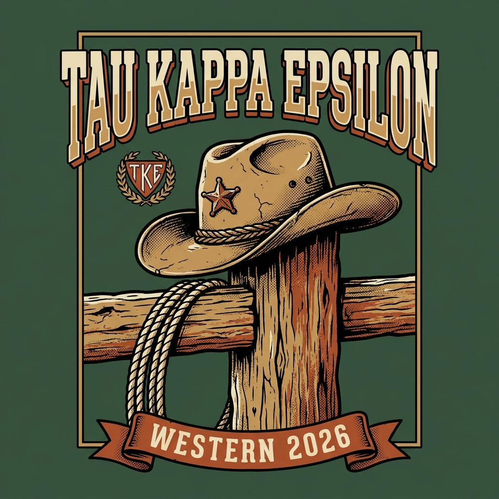 Tau Kappa Epsilon Western T-Shirt