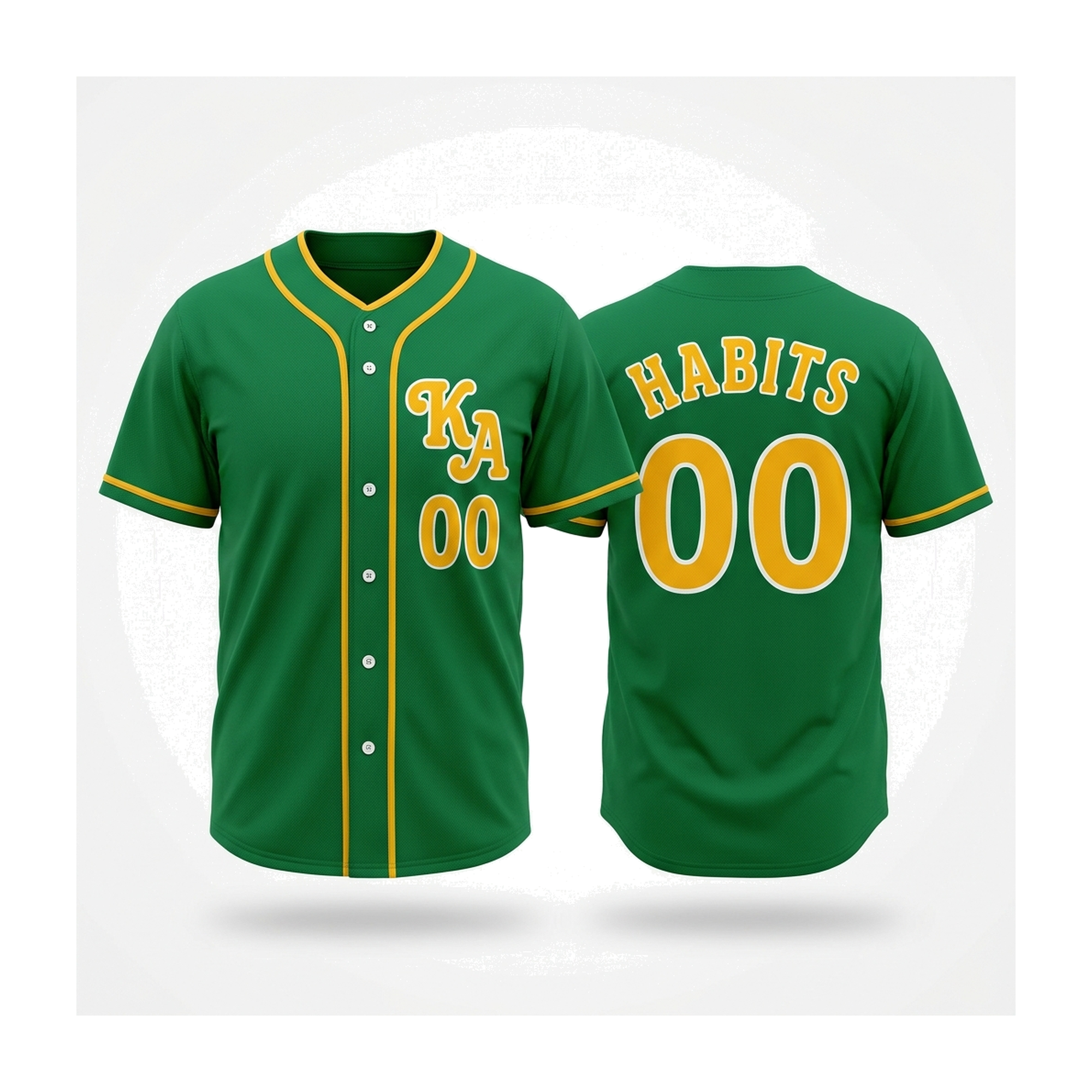 Kappa Alpha Order - Kelly Green Baseball Jersey
