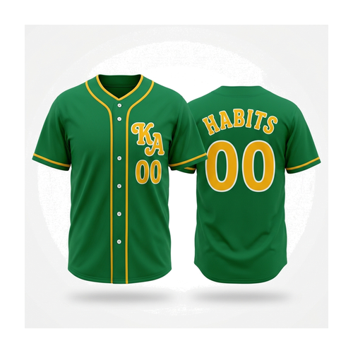 Kappa Alpha Order - Kelly Green Baseball Jersey