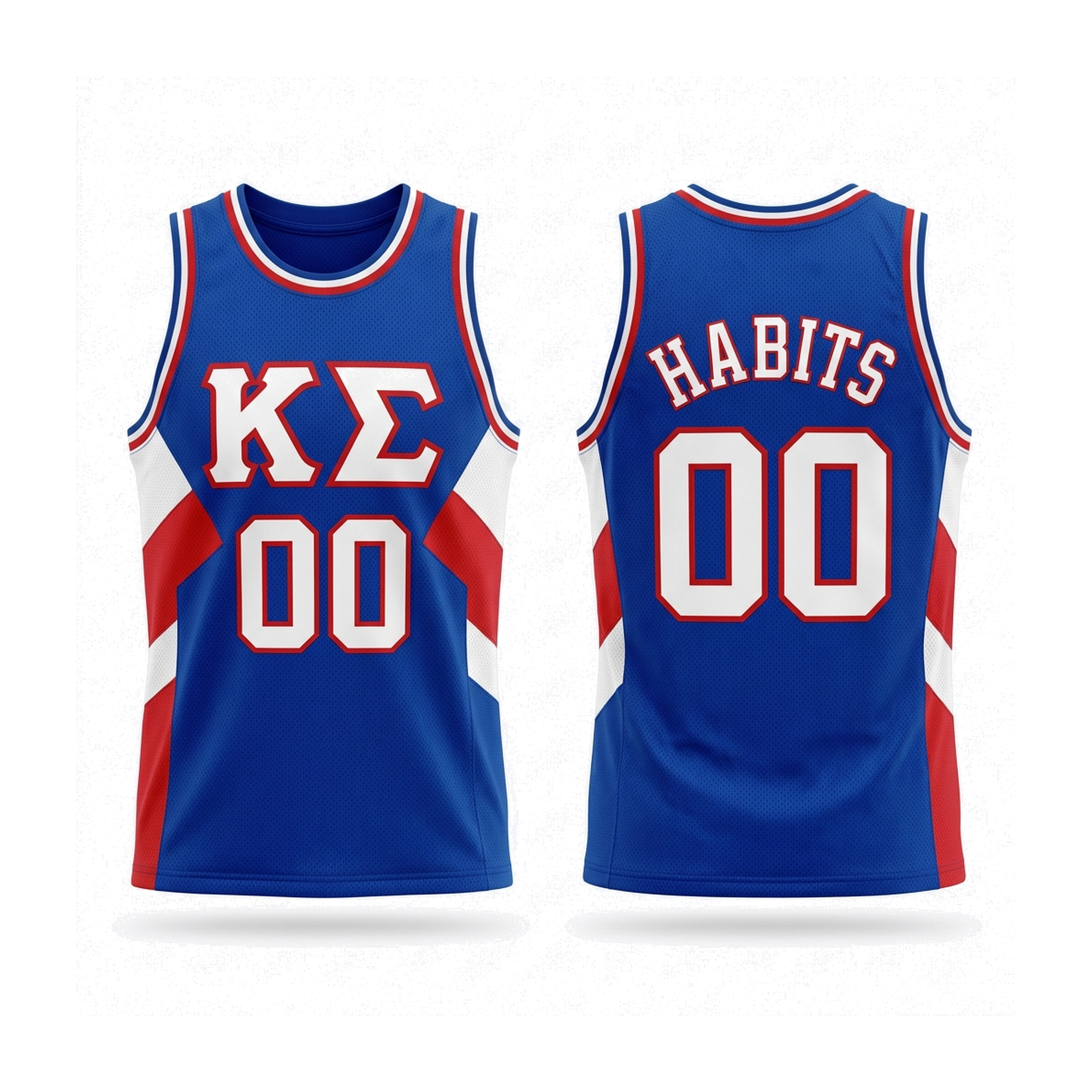 Kappa Sigma - Royal Retro Basketball Jersey
