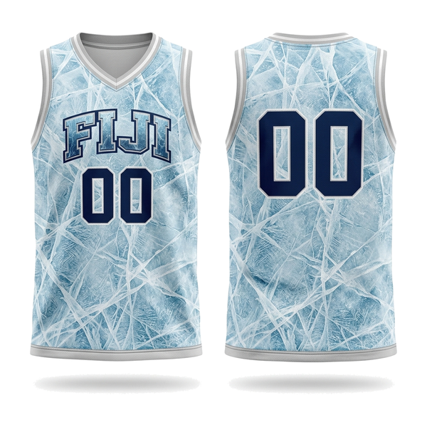 Phi Gamma Delta - Cracked Ice Basketball Jersey