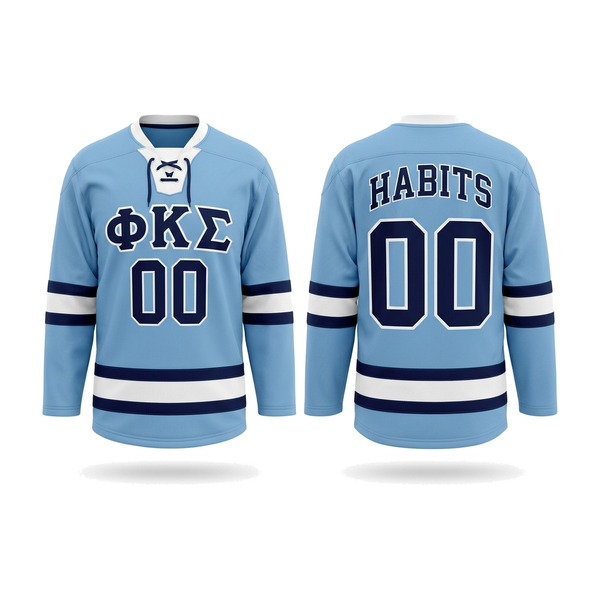 Phi Kappa Sigma - Powder Blue Hockey Jersey