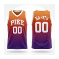 Pi Kappa Alpha - Sunset Fade Basketball Jersey