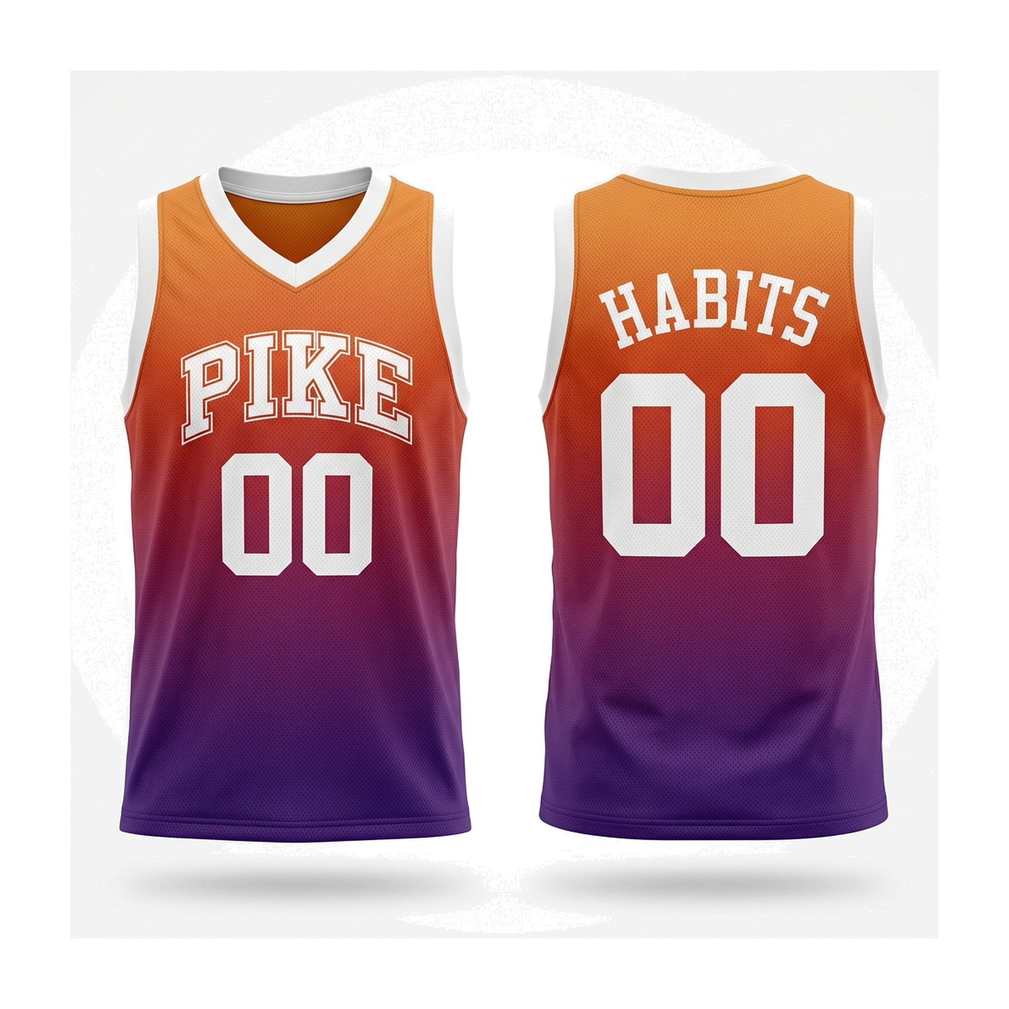 Pi Kappa Alpha - Sunset Fade Basketball Jersey