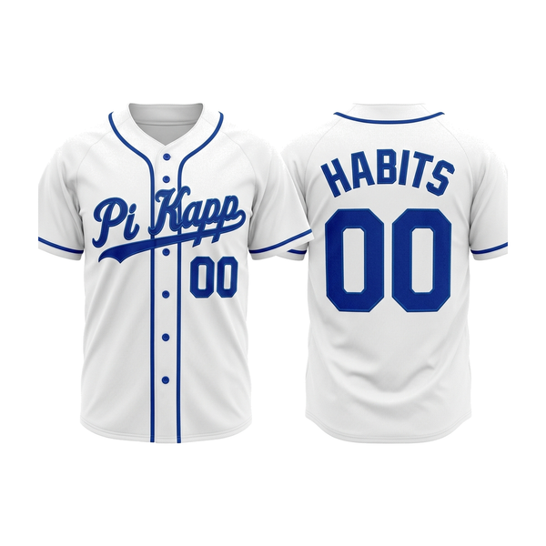 Pi Kappa Phi - Royal Script Baseball Jersey
