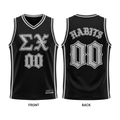 Sigma Chi - Old English Basketball Jersey