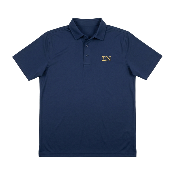 Sigma Nu - Navy Gold Polo