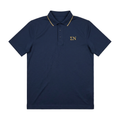 Sigma Nu - Navy Texture Gold Trim Polo