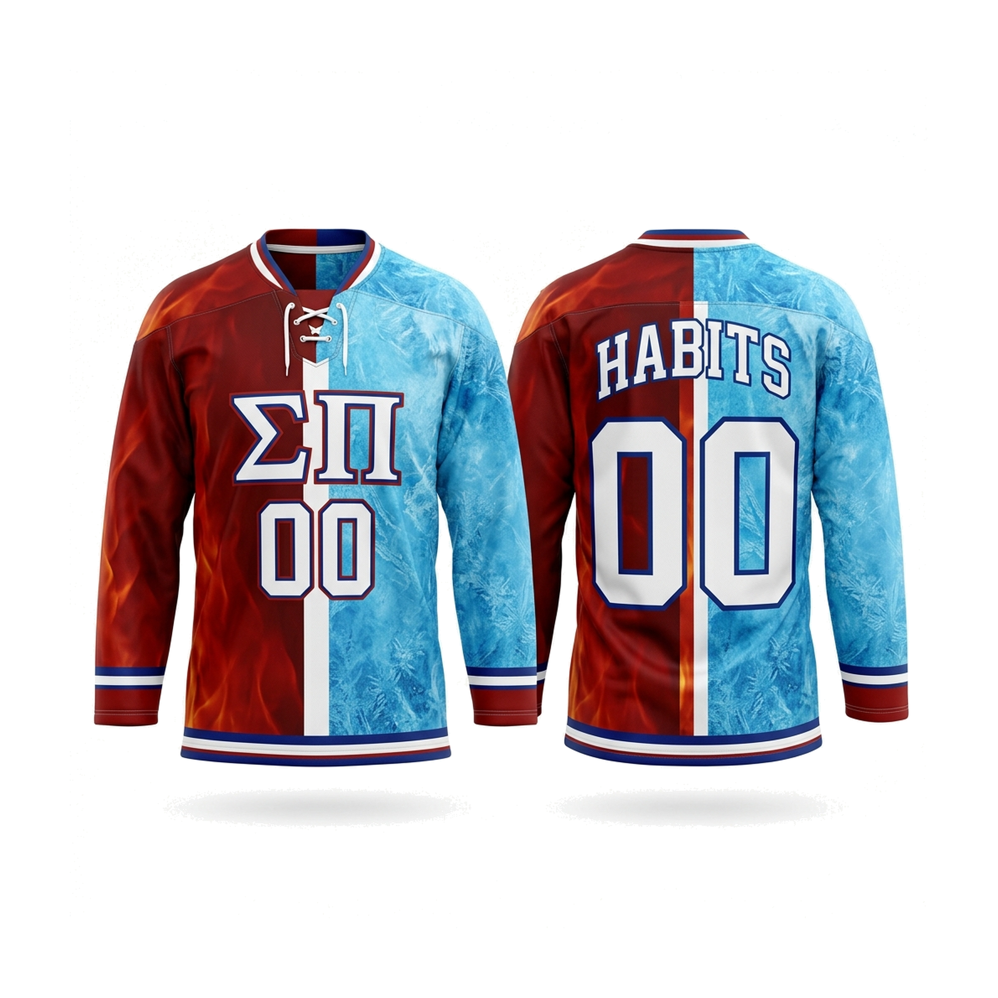 Sigma Pi - Fire and Ice Hockey Jersey