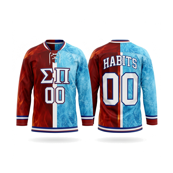 Sigma Pi - Fire and Ice Hockey Jersey